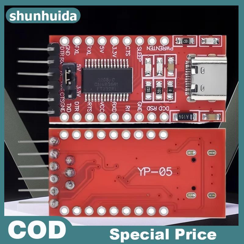 Shunhuida 1 Cái USB TO TTL Mini / Type-C FT232RL FT232 FTDI USB 3.3V 5.5V Sang TTL Serial Adapter Mo