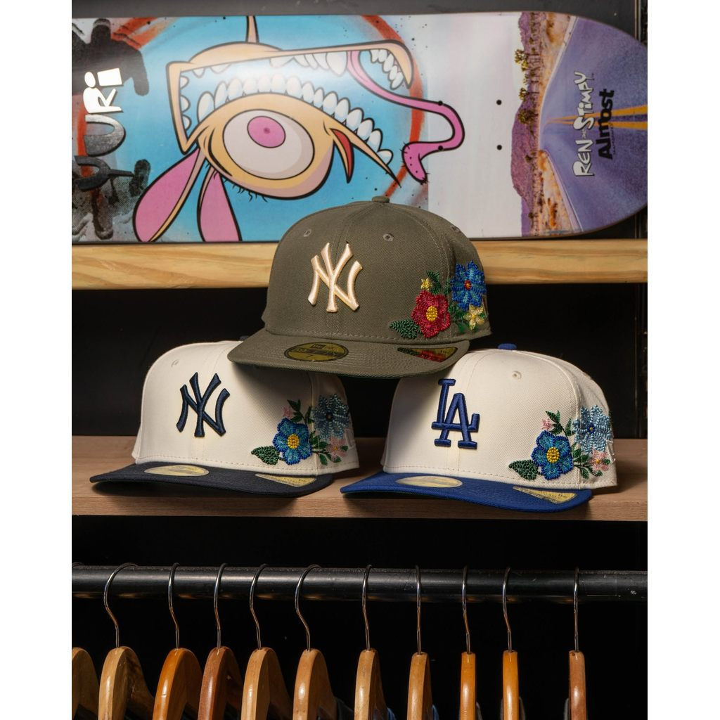 Mũ Trang Bị 59FIFTY Yankees Hoa Trắng - Phong Cách Mới