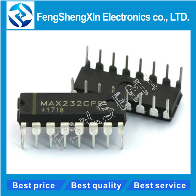 10 Cái / lốc MAX232CPE DIP-16 MAX232 MAX232EPE RS-232 IC giao diện