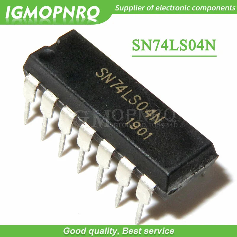 100 CÁI SN74LS04N DIP14 SN74LS04 DIP 74LS04N 74LS04 DIP-14 HD74LS14P IC mới và nguyên bản