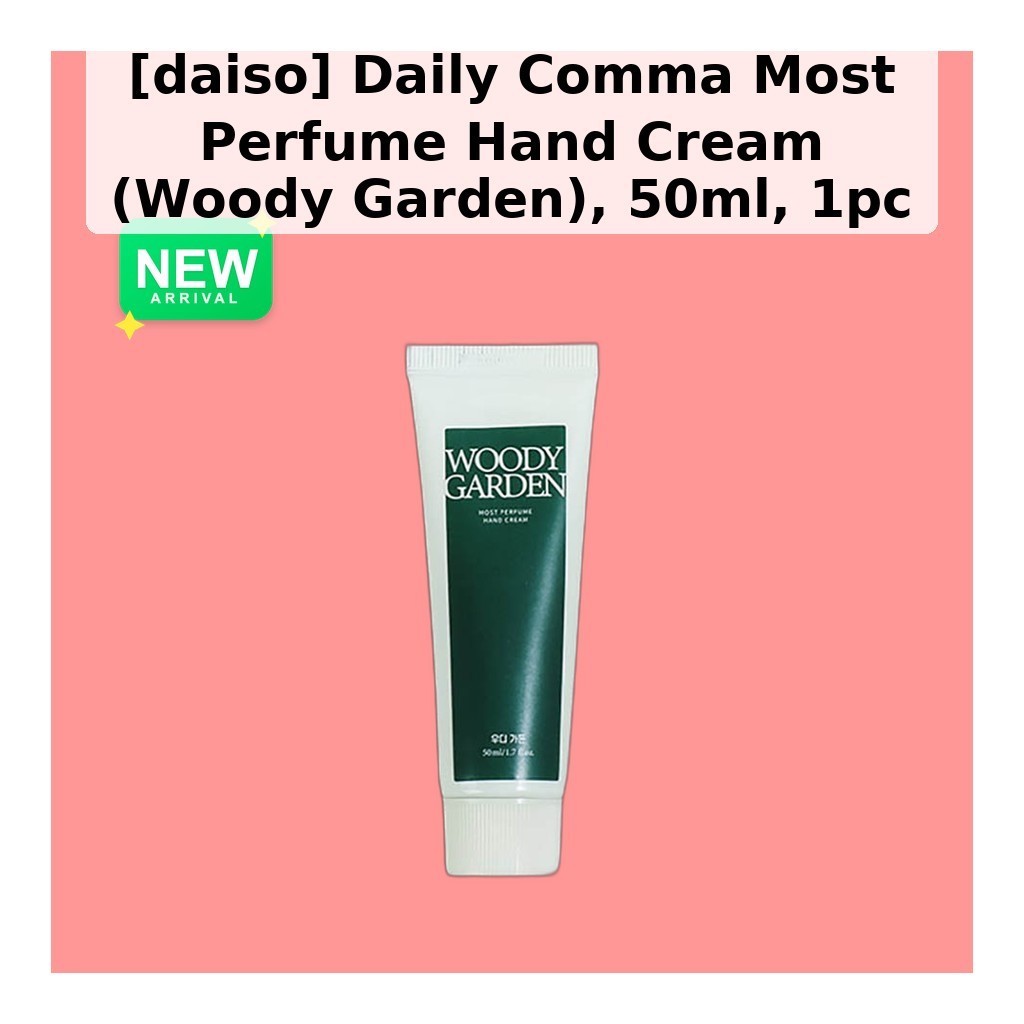 [daiso] Daily Comma Most Perfume Hand Cream (Woody Garden), 50ml, 1pc / Kem dưỡng tay Hàn Quốc của b