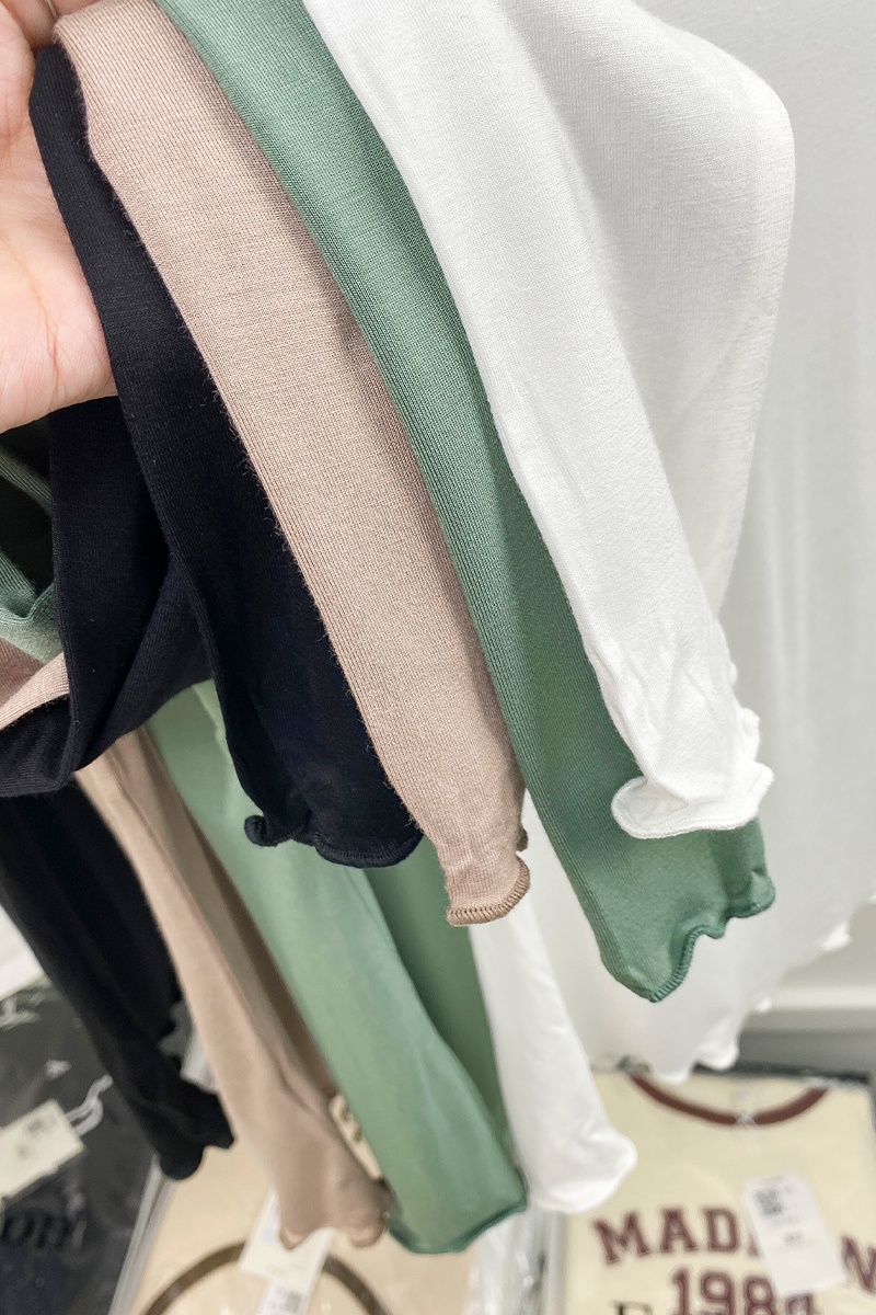 Áo Thun Cổ Lọ Dài Tay Mềm Mại Thoải Mái Thời Trang Cho Nữ 56952