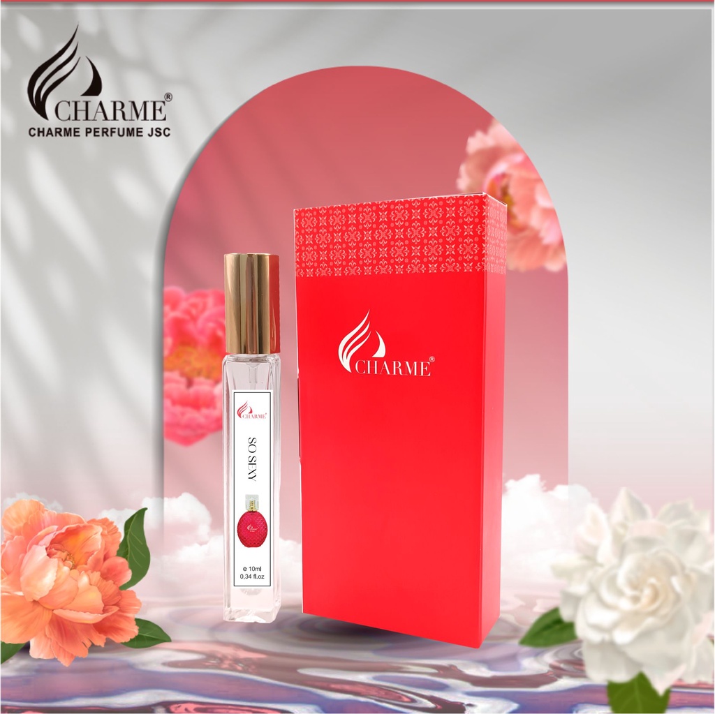 Nước hoa nữ chính hãng, Charme So Sexy, chai Test mini, mùi hương hoa hồng,  tươi mát, lưu hương lâu, 10ml-Hotseller
