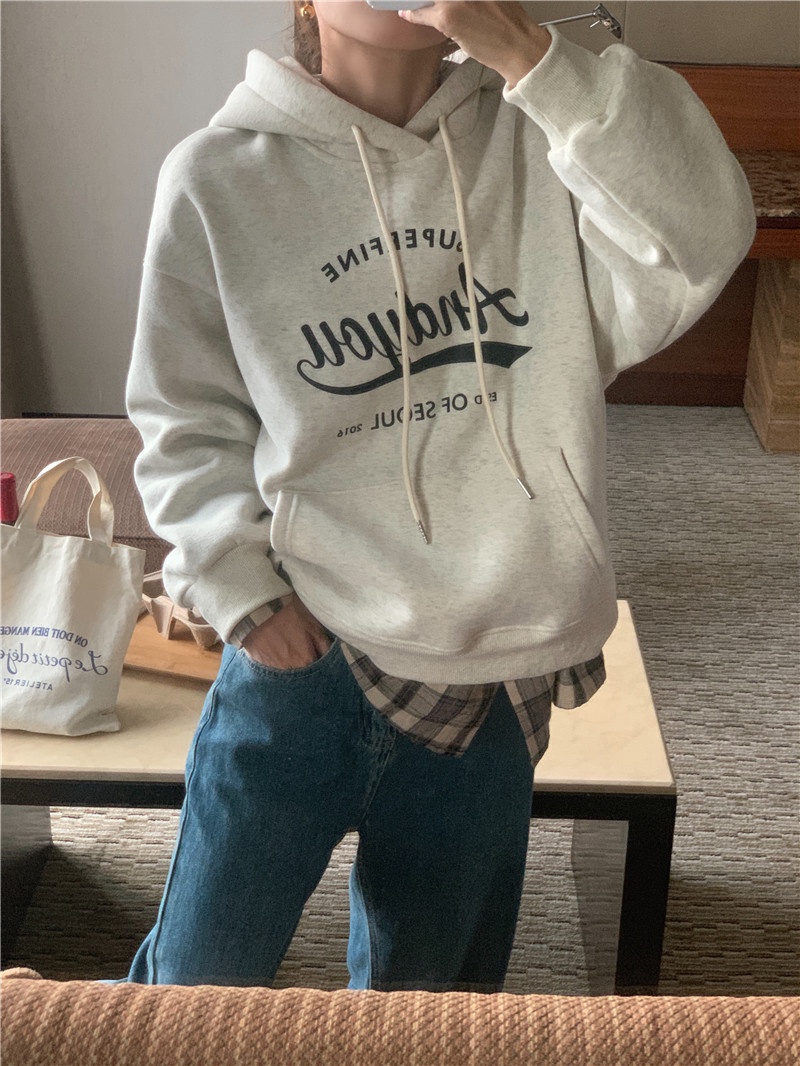 Áo Hoodie Nỉ In Chữ Cá Tính Thời Trang 60151