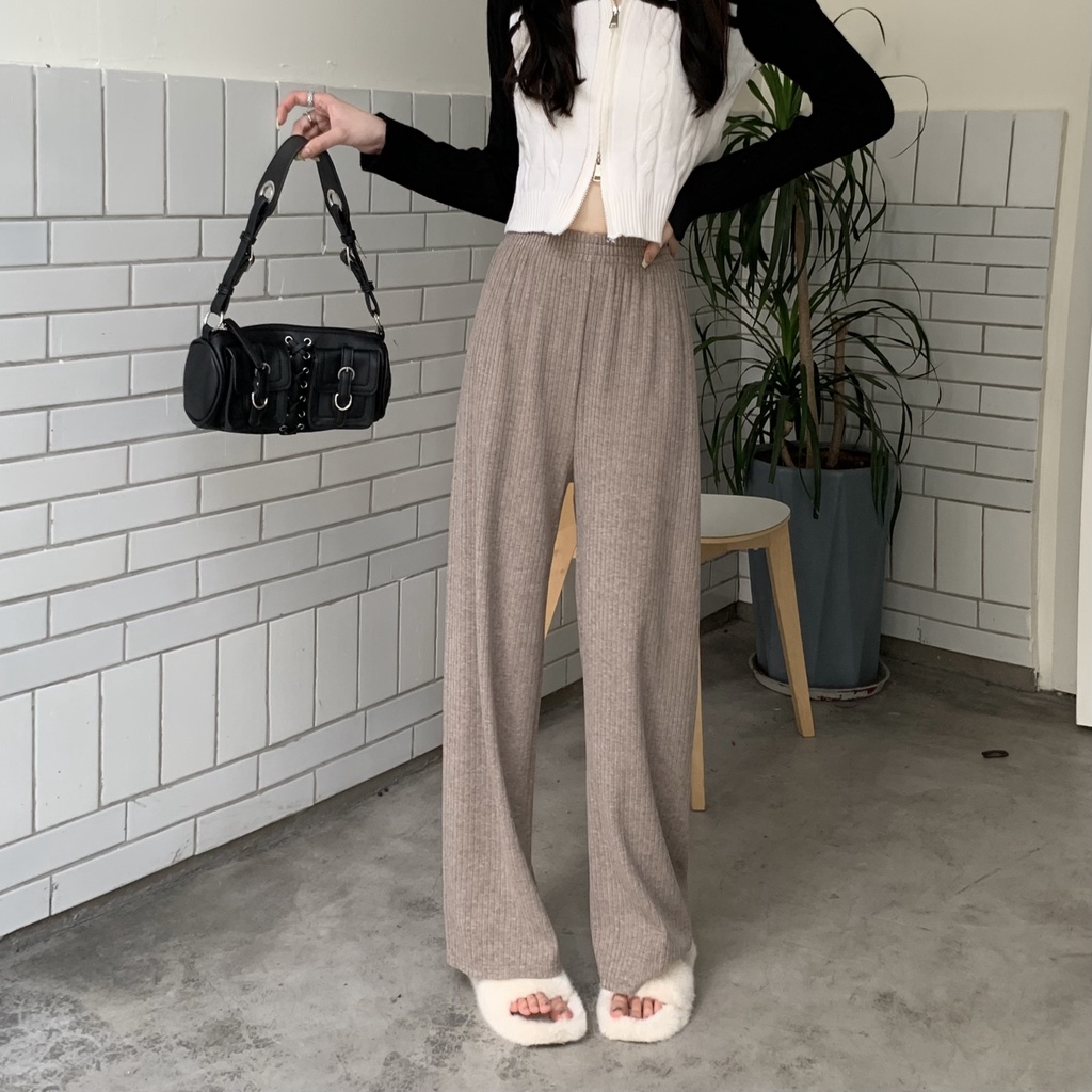 Quần Dài Dệt Kim Thời Trang Thu Đông 57558