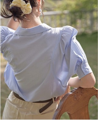 Áo Sơ Mi Chiffon Phom Rộng 61270