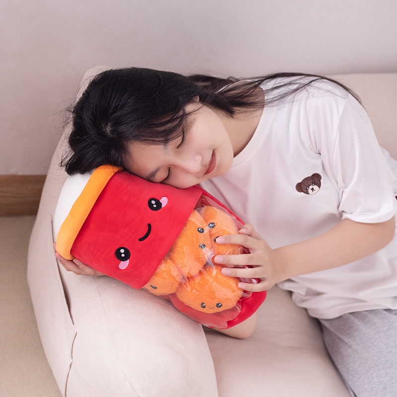 Gối Bông Hình Ly Trà Sữa Dễ Thương Cho Bé