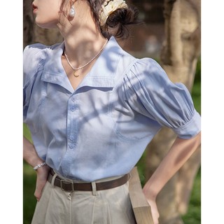 Áo Sơ Mi Chiffon Phom Rộng 61270