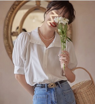 Áo Sơ Mi Chiffon Phom Rộng 61270