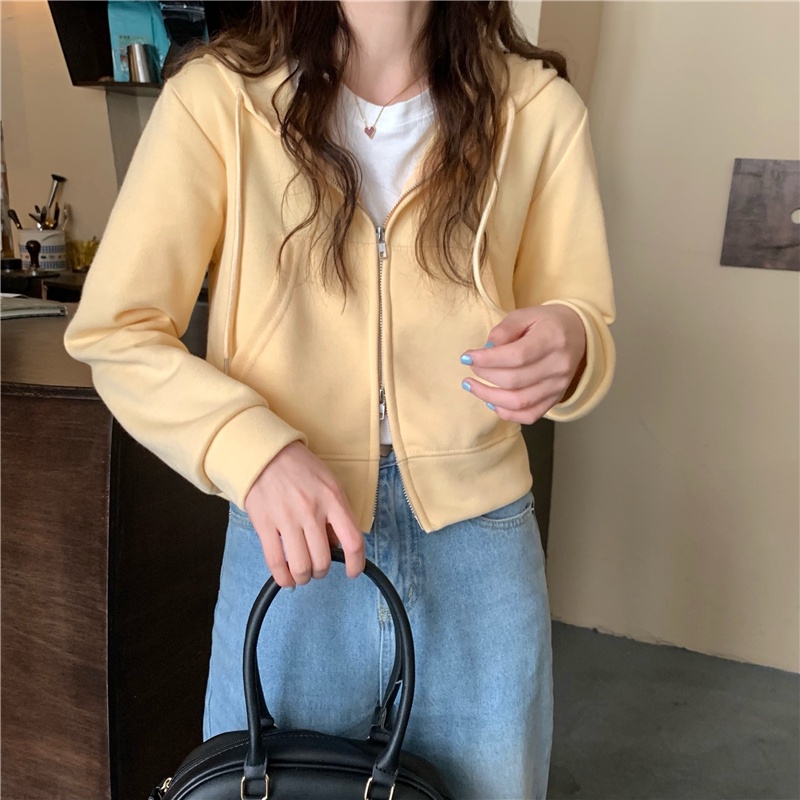 Áo Khoác Hoodie Nỉ Có Khóa Kéo 60839