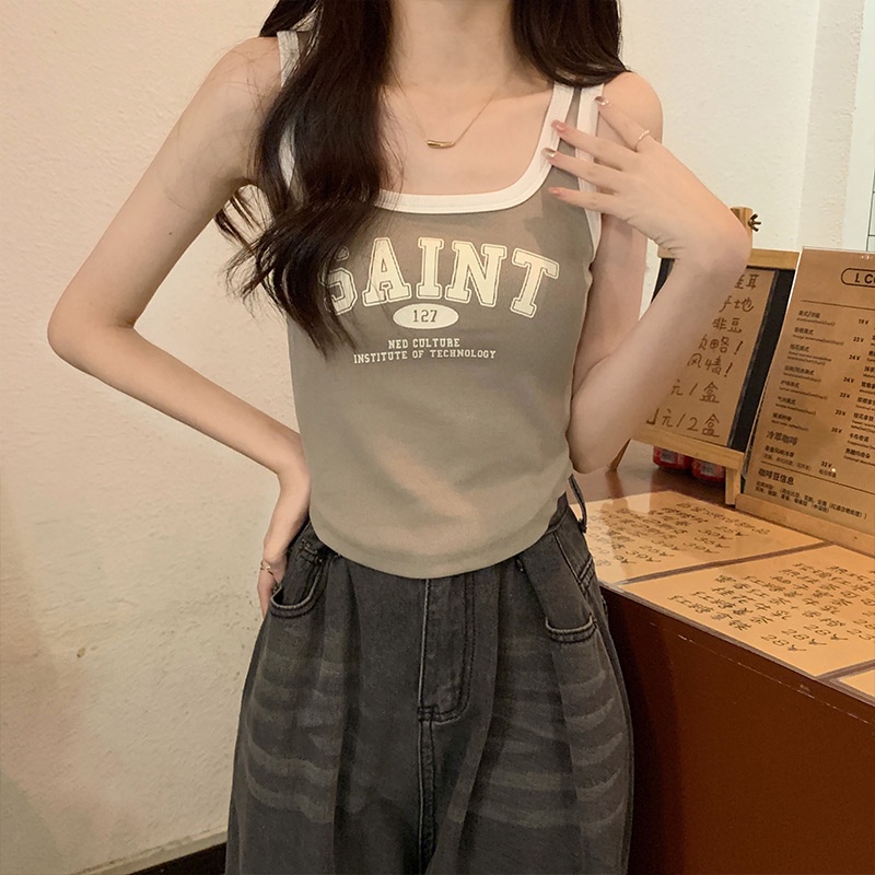 61231 In Áo Yếm Ngắn Phụ Nữ Hàng Đầu