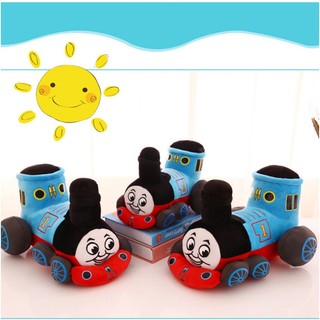Búp Bê Nhồi Bông Hình Tàu Lửa Thomas Dễ Thương Cho Bé