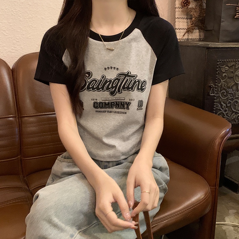 Áo Thun Nữ Tay Ngắn Màu Trơn 61271