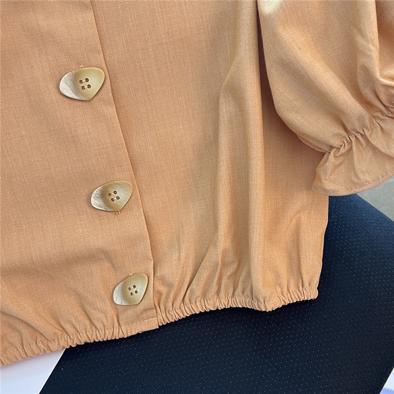 Áo Sơ Mi Ngắn Tay Cổ Vuông Thời Trang Mùa Hè Hàn Quốc Mới