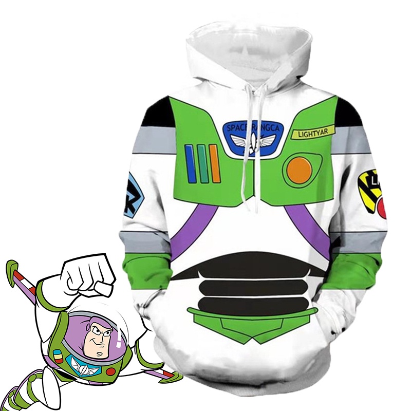 Áo Khoác hoodie Hóa Trang Nhân Vật buzz lightyear Trong toy story
