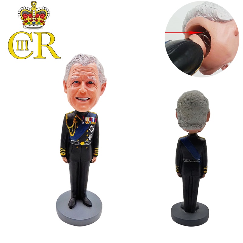 20cm Britain New King Charles III Action Figure Toy Model Prince Collection Gift