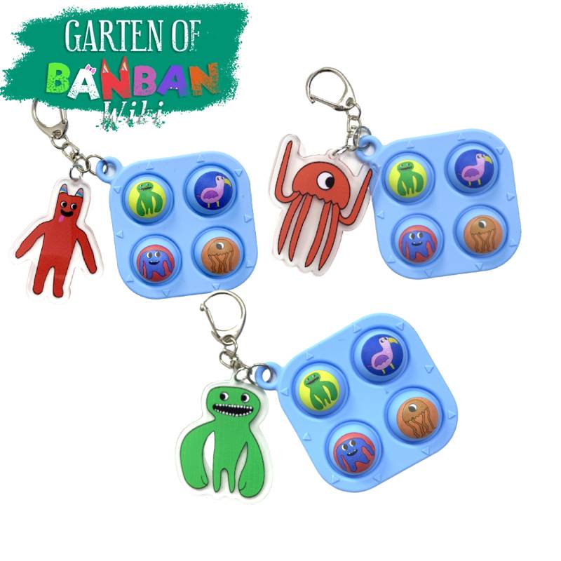 Đồ Chơi Móc Khóa Hình Nhân Vật Garten Of Banban Giúp Giảm Căng Thẳng