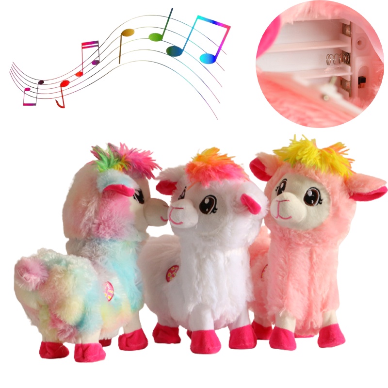 Thú Nhồi Bông Hình Lạc Đà Alpaca Đang sống Boppi Booty Shakin '