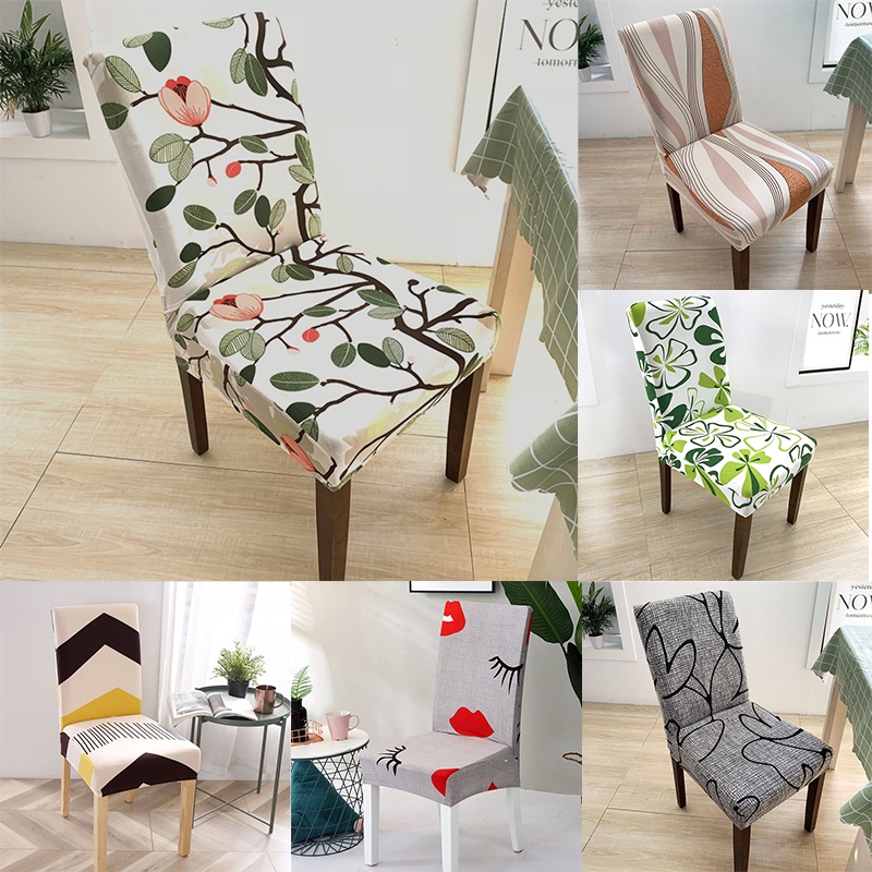 Vỏ Bọc Ghế Ngồi Nhà Bếp / Khách Sạn Chống Bụi In Họa Tiết Đẹp Mắt