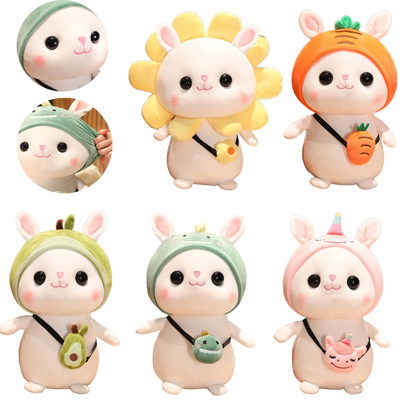 Thỏ Nhồi Bông Mềm Mại Kích Thước 11.8 / 15.7Inch