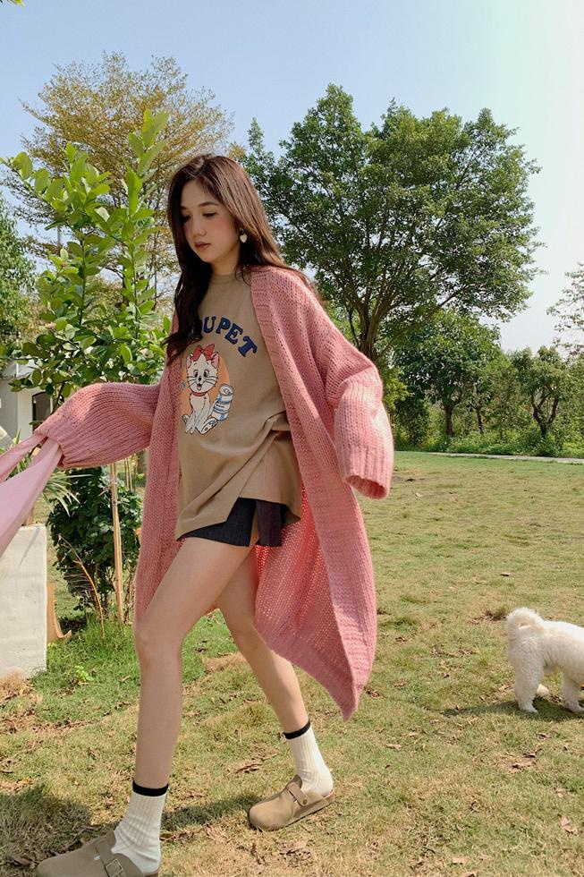 Áo Thun Cotton Nguyên Chất Ngắn Tay In Hình Dễ Thương 61290