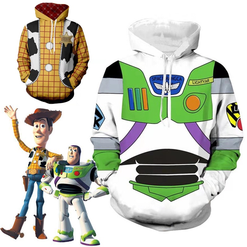 Áo Khoác hoodie Hóa Trang Nhân Vật buzz lightyear Trong toy story