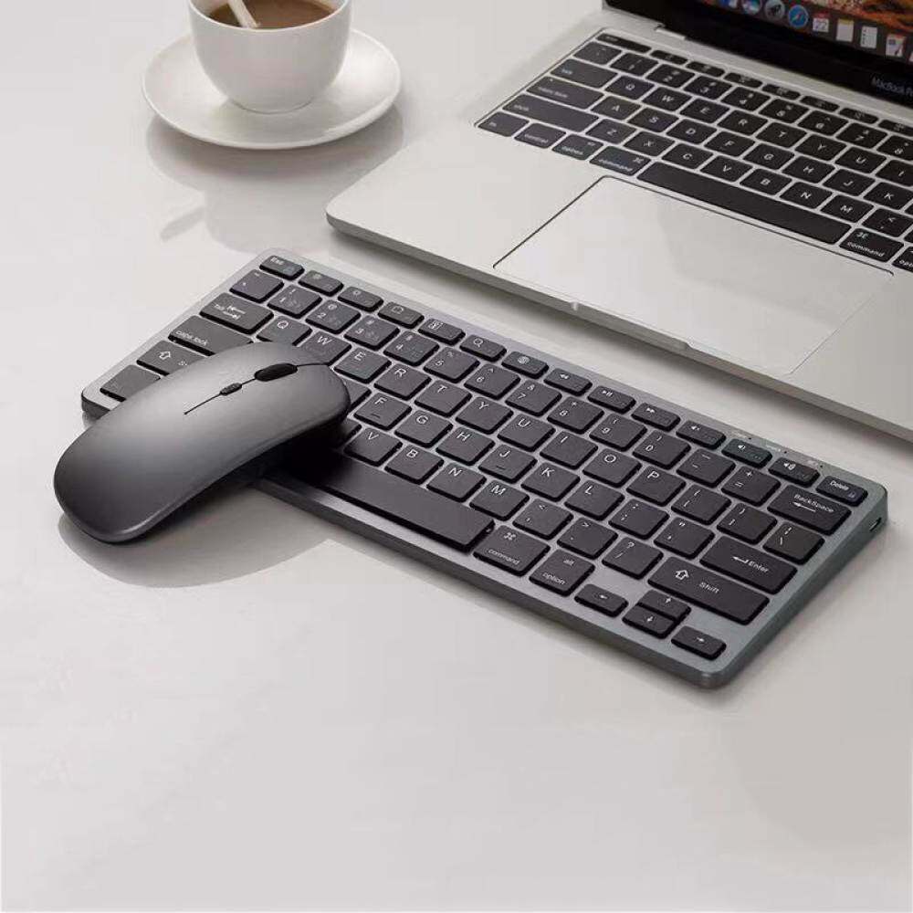 Bàn Phím Bluetooth Không Dây Mini Ba Chế Độ Không Gây Tiếng Ồn Cho Laptop PC Tablet Notebook