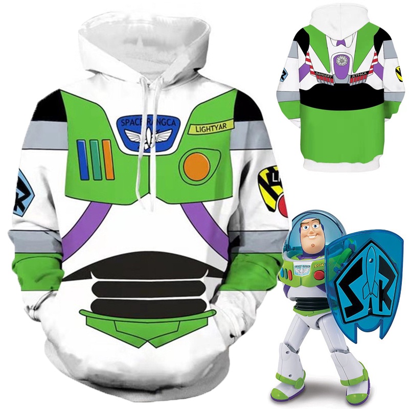 Áo Khoác hoodie Hóa Trang Nhân Vật buzz lightyear Trong toy story
