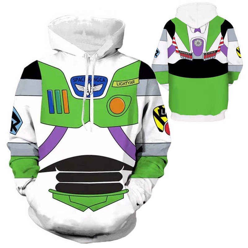 Áo Khoác hoodie Hóa Trang Nhân Vật buzz lightyear Trong toy story