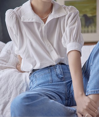 Áo Sơ Mi Chiffon Phom Rộng 61270