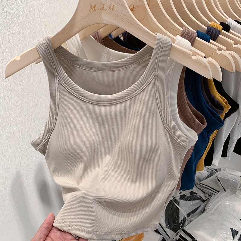 Áo Hai Dây Có Mút Đệm Ngực Thoải Mái Thời Trang Cho Bạn Gái 61033