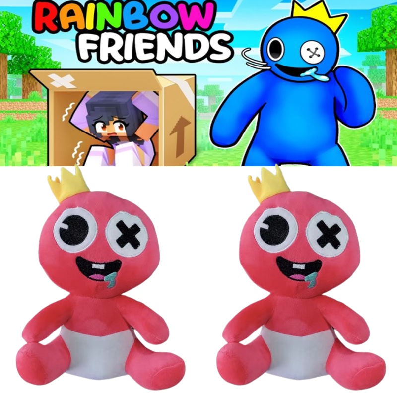 Búp Bê Nhồi Bông Roblox Màu Hồng Cầu Vồng Sang Trọng Cho Bé