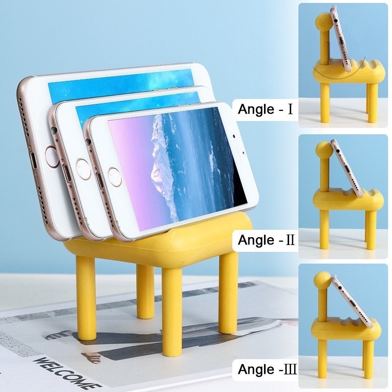 Giá Đỡ Điện Thoại Di Động Để Bàn Hình Ghế Dễ Thương
