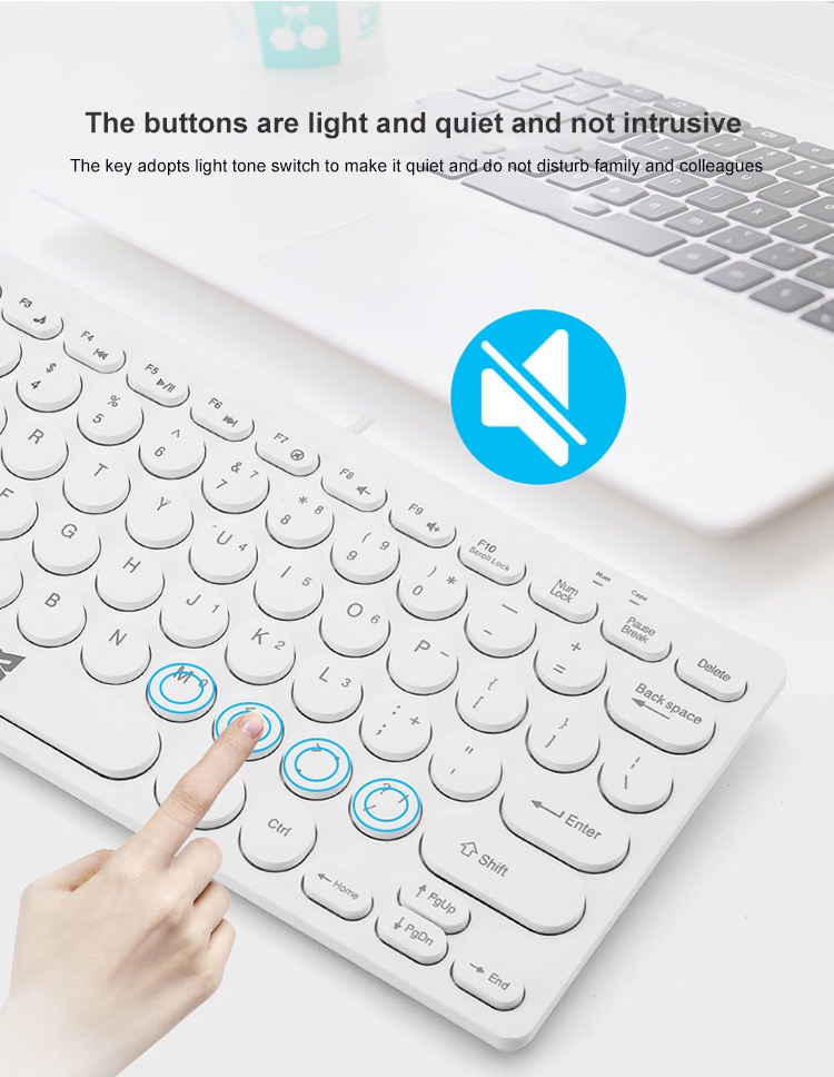 Bàn Phím Mini Có Dây 78 Nút Bấm Siêu Mỏng Màu Hồng Phong Cách Punk Cho Máy Tính Laptop