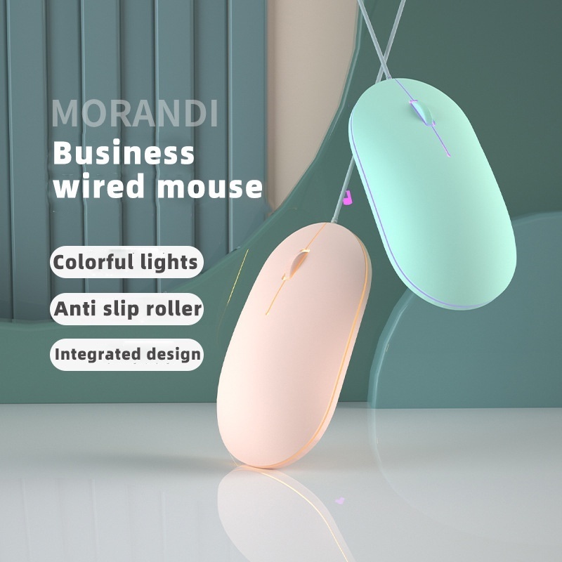 Chuột Máy Tính Có Dây rgb Tạo Hiệu Ứng Ánh Sáng Thoải Mái Và Bền Phù Hợp Cho laptop