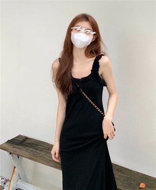 61361 Đầm Dệt Kim Địu Phụ Nữ