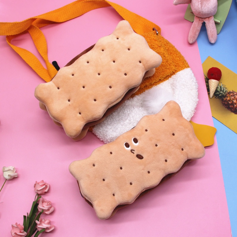 1 Piece Sandwich Biscuits Pen Bag