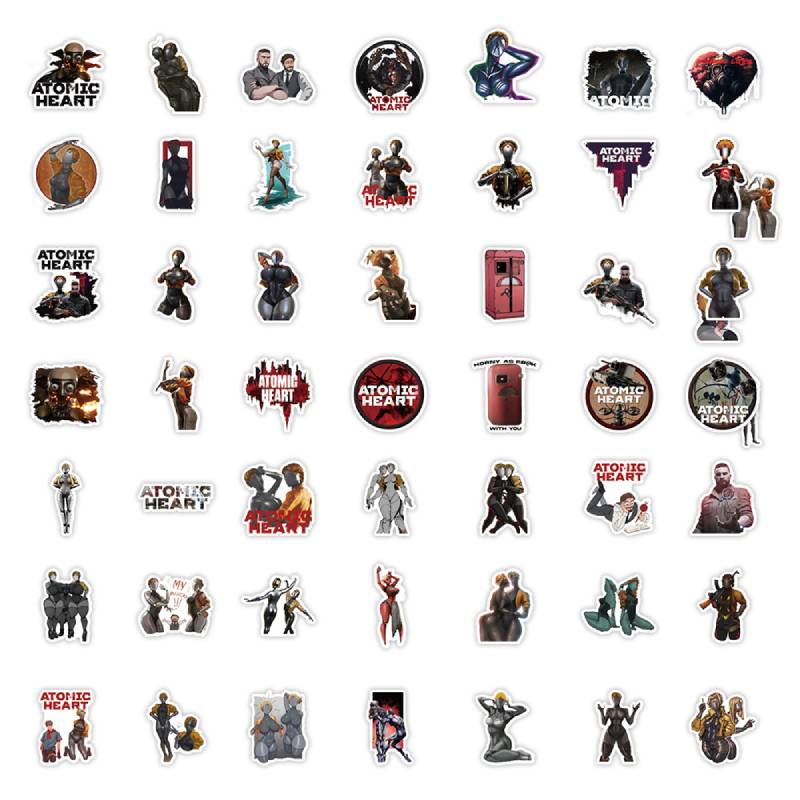 Bộ 54 Miếng Dán Trang Trí Vali / Điện Thoại Chống Thấm Nước Họa Tiết Graffiti