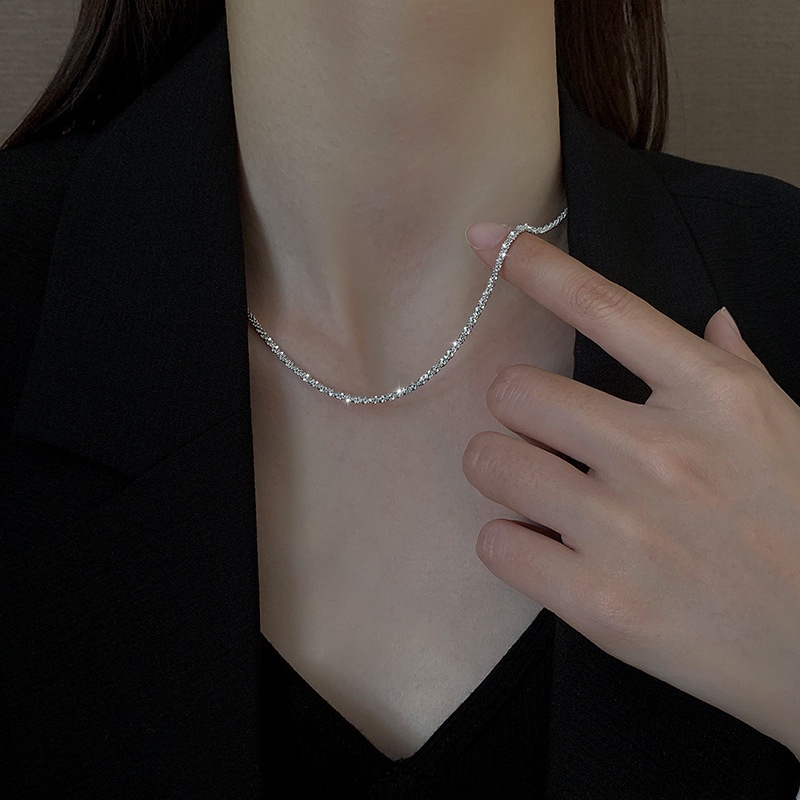 Dây Chuyền Thép Titan Mạ Vàng 18K Cao Cấp Không Phai Màu Thời Trang Cho Nữ