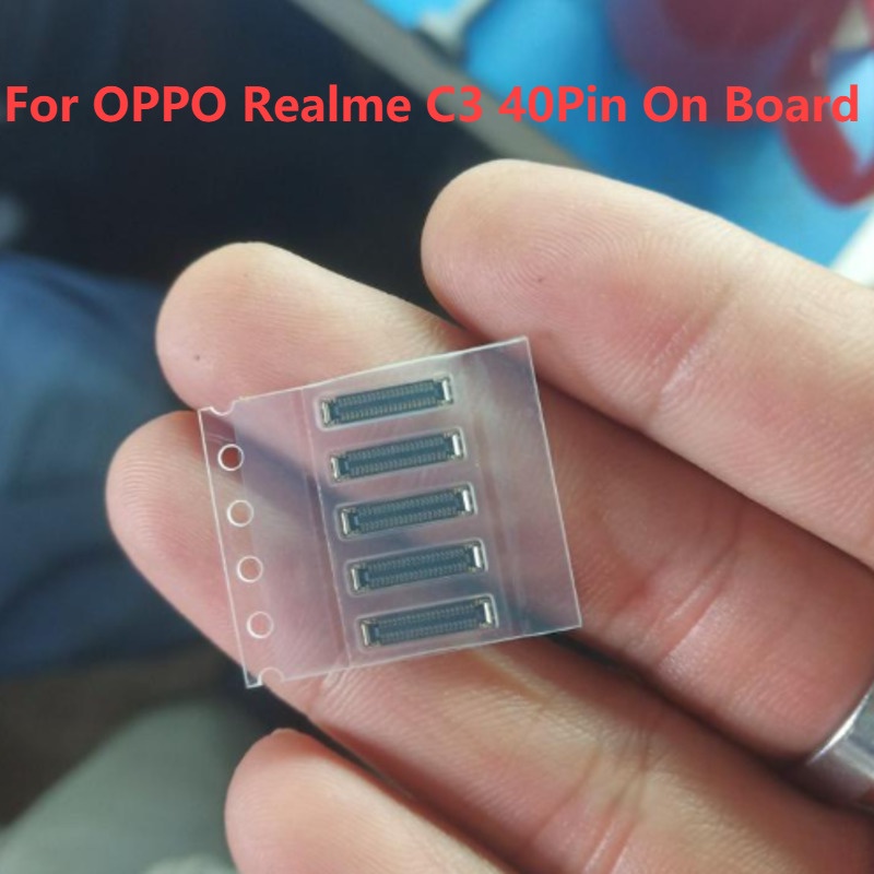 Set 1-10 Linh Kiện Kết Nối Màn Hình LCD Cho Điện Thoại OPPO Realme C3 40Pin