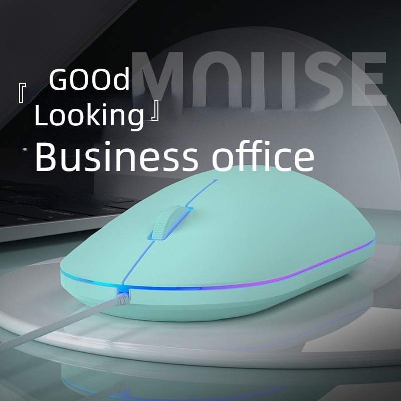 Chuột Máy Tính Có Dây rgb Tạo Hiệu Ứng Ánh Sáng Thoải Mái Và Bền Phù Hợp Cho laptop