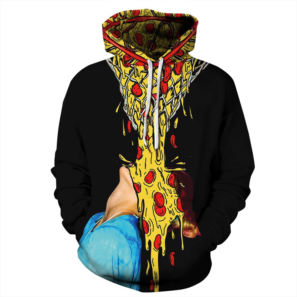 Áo Khoác hoodie Chui Đầu In Hình Vệ Tinh 3d Trong galaxy Thời Trang Cho Nam Và Nữ