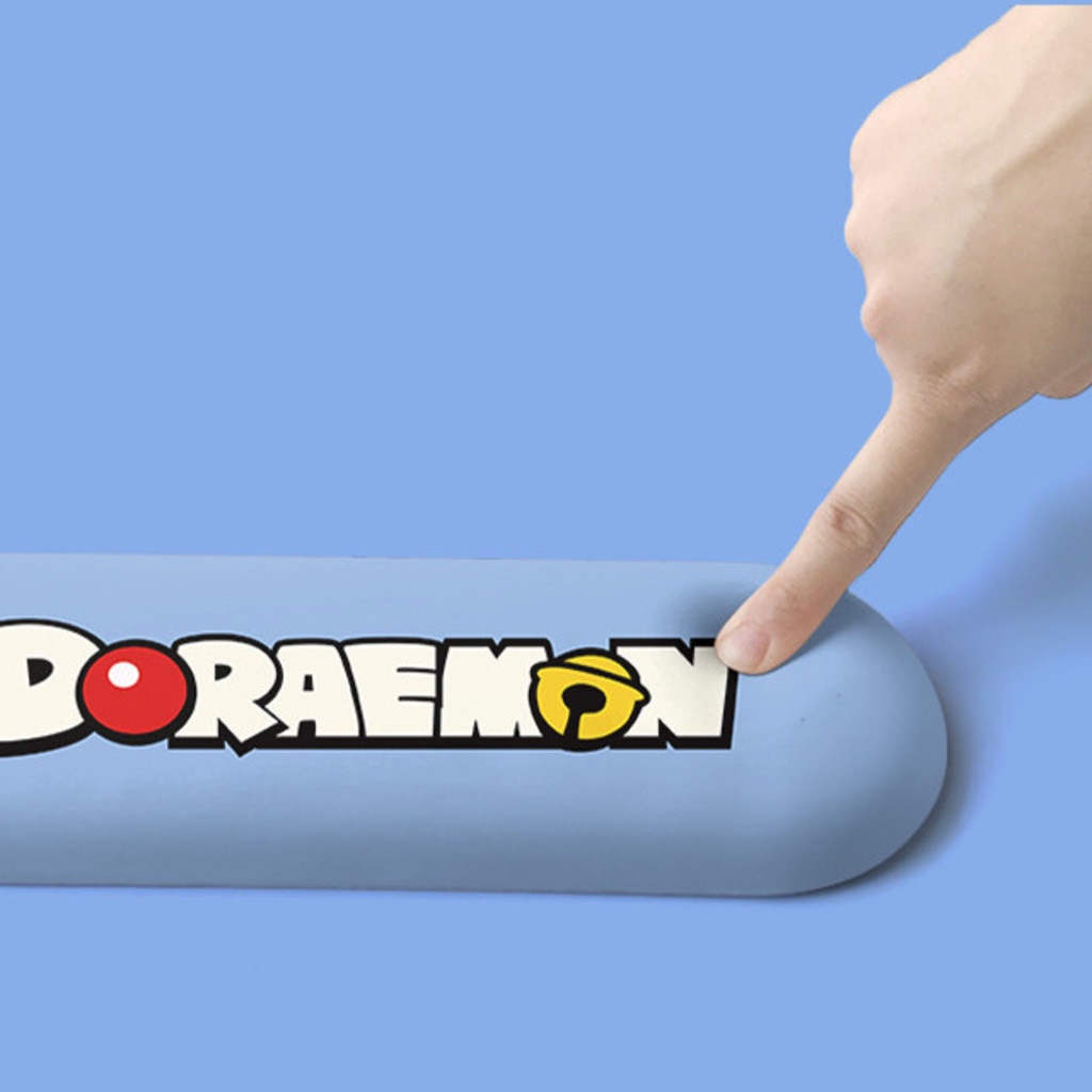 Miếng Lót Chuột Máy Tính Dây Điện Bằng Silicon Hình Doraemon + Miếng Lót Chuột Máy Tính