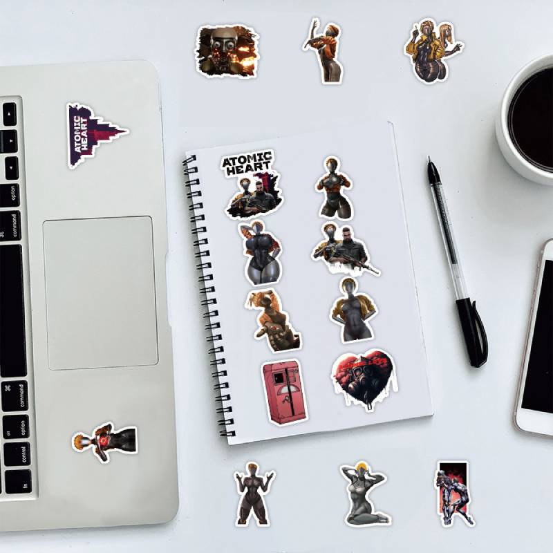 Bộ 54 Miếng Dán Trang Trí Vali / Điện Thoại Chống Thấm Nước Họa Tiết Graffiti