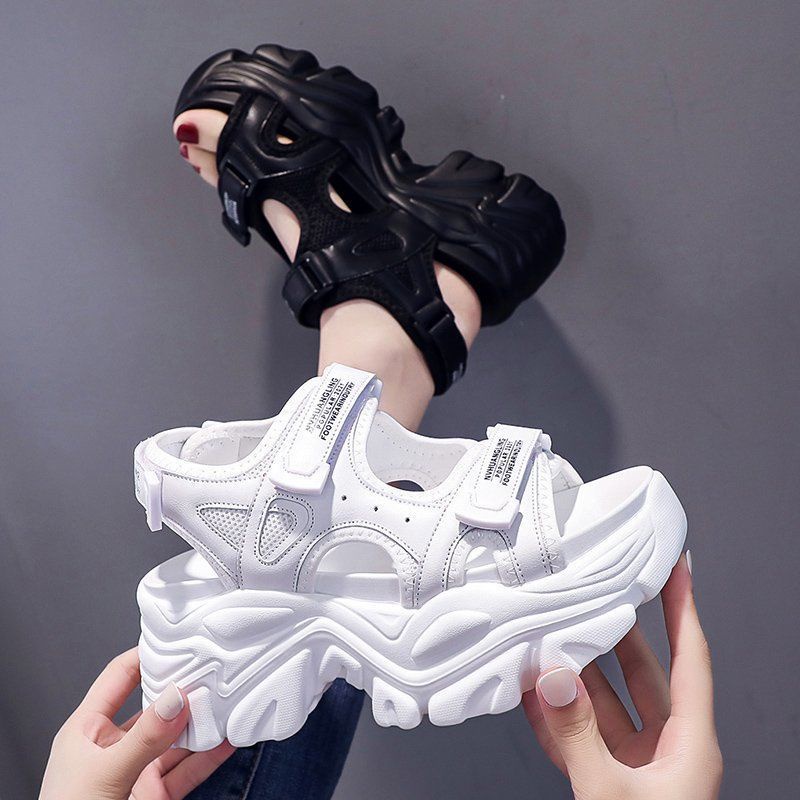 ✨ Giày Sandal Đế Dày Thời Trang Mùa Hè 2021 Dành Cho Nữ
