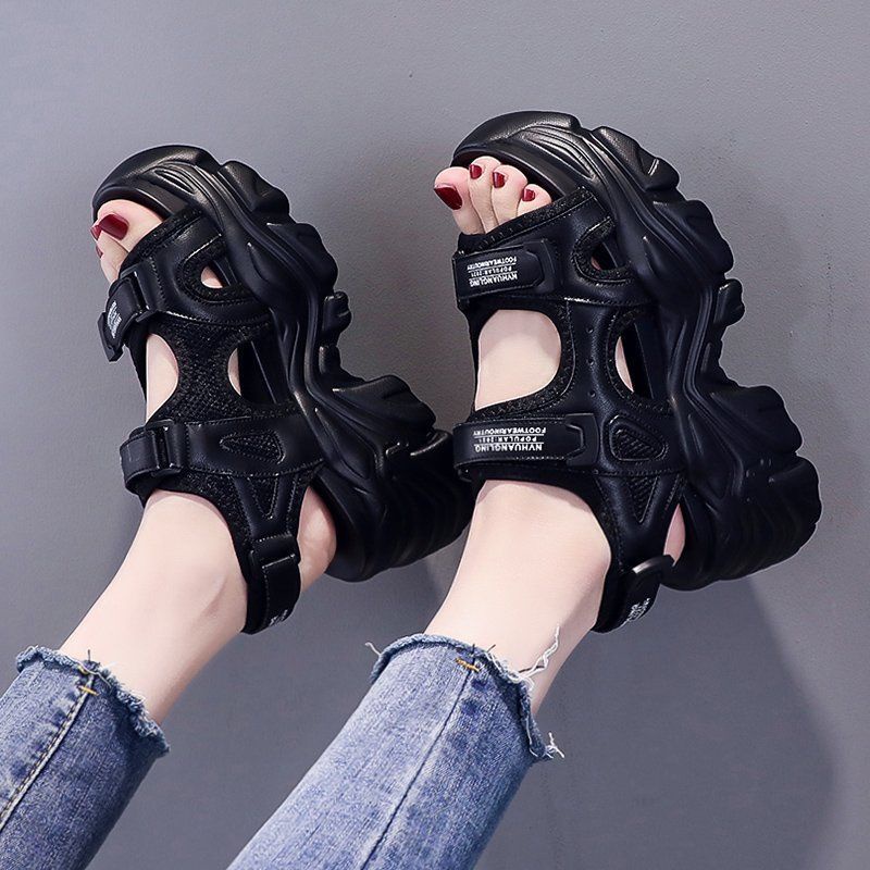 ✨ Giày Sandal Đế Dày Thời Trang Mùa Hè 2021 Dành Cho Nữ