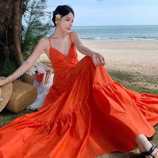 Đầm Dây Đi Biển Thời Trang Sang Trọng
