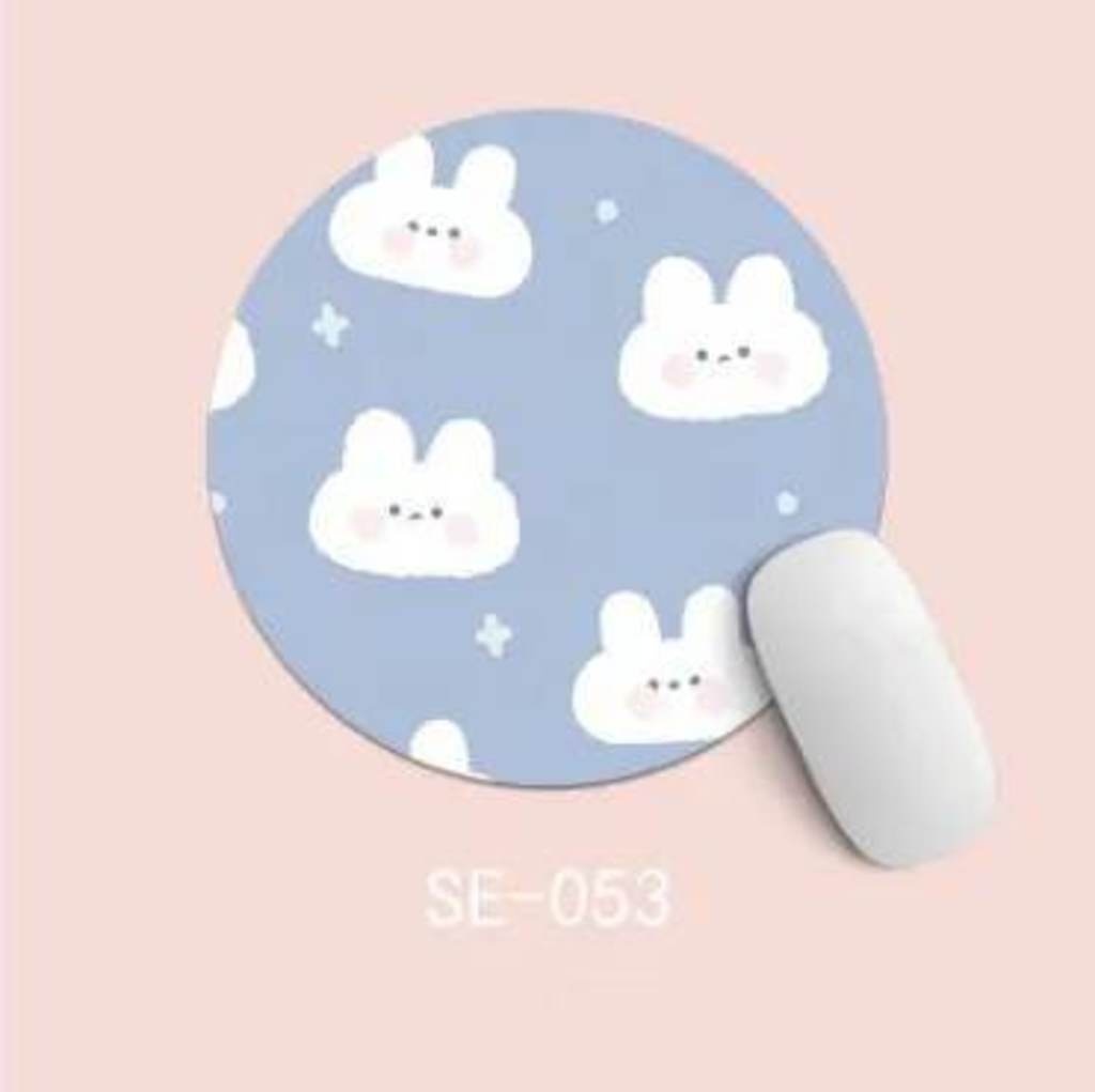 Miếng Lót Chuột Hình Tròn Họa Tiết Dễ Thương Cho Nam Và Nữ