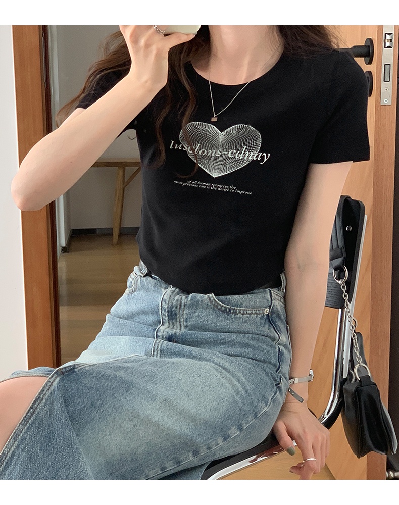 Áo Thun Cộc Tay Cổ Tròn 61447