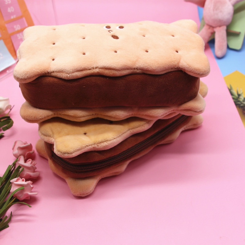 1 Piece Sandwich Biscuits Pen Bag